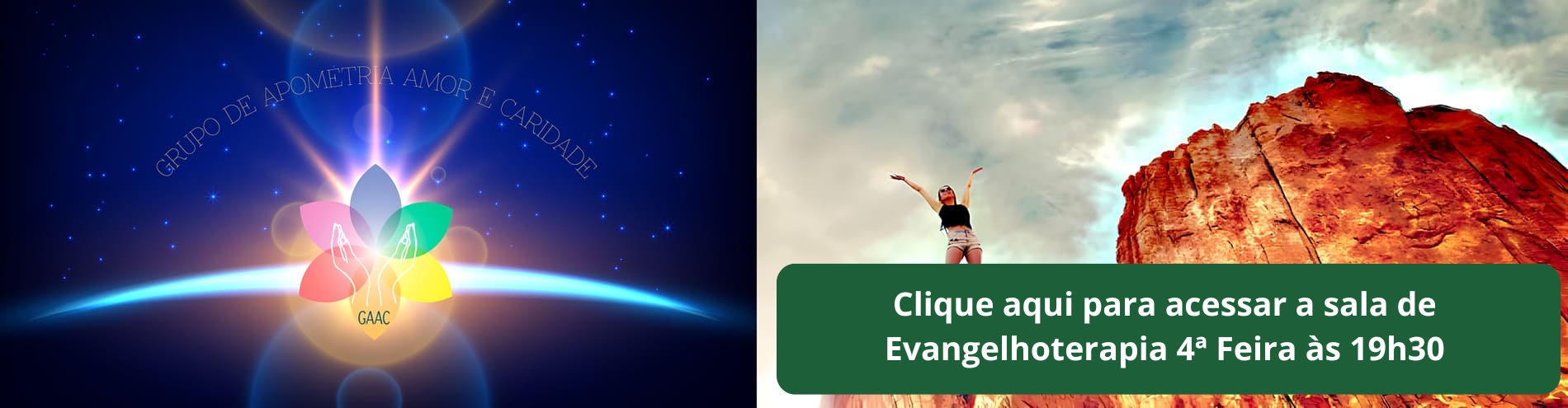 Clique aqui para acessar a sala de Evangelhoterapia 4ª Feira às 19h30
